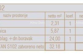 Stan Prodaja garsonijere u novom stambeno-poslovnom objektu – S102, Poreč!, Poreč, Stan