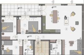 Stan Prodaja modernih stanova u novom stambenom projektu, Štinjan, Pula, Flat