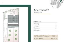 Stan Prodaja modernih apartmana, u predivnom stambenom naselju, Umag D9-A2, Umag, Stan