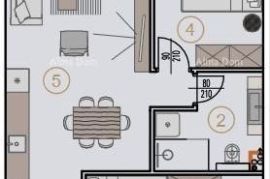 Stan Prodaja stanova u novom poslovno - stambenom projektu, Poreč, C106-zgrada C, Poreč, Appartment