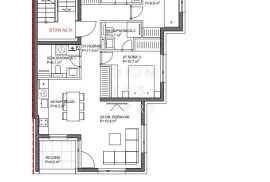 NOVOGRADNJA-SOPNICA, 4-soban stan na 1. katu, Sesvete, Wohnung