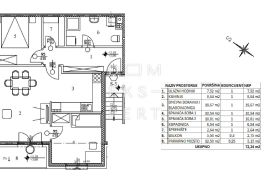 Trosoban stan na prvom katu - 72 m², Novi Zagreb - Zapad, Wohnung