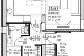 Dvoetažni stan, 97 m², Dugo Selo, blizina centra, Dugo Selo, شقة