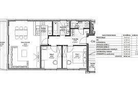 Zagreb, Maksimir, Novogradnja - trosoban stan s terasom, 86m2, Maksimir, شقة