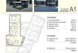 Atraktivan apartman sa vrtom - Šimuni, Pag, Pag, Apartamento