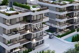 Čiovo, Okrug Gornji, dvosoban stan s balkonom NKP 65 m2, Okrug, Appartment