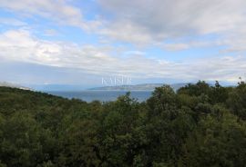 Istra, Rabac - zemljište s impresivnim pogledom, 1.015 m2, Labin, Land