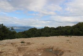 Istra, Rabac - zemljište s impresivnim pogledom, 1.015 m2, Labin, Land