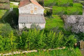 Rovinj-5km,stara kamena kuća na 830m2 građevinskog zemljišta M1, Rovinj, Maison