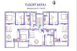 Istra, Pula širi centar, stanovi u izgradnji 59,5 m2, Pula, Daire