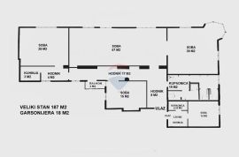 Zagreb, Centar stan 205 m2 s balkonom u adaptiranoj zgradi, Donji Grad, Appartamento