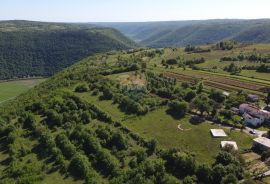 ISTRA, PIĆAN - Gr. zemljište 2000m2 + Polj. 4000m2, započeta gradnja, Pićan, Tierra