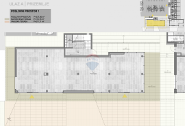 ISTRA, LABIN - Najam, Poslovni prostor u novogradnji 237,60 m2 s terasama 322 m2, Labin, Propriété commerciale