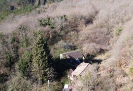 ISTRA, KRŠAN - Veliko imanje s kućama, građevinskim i poljoprivrednim terenima 80.000 m2, Kršan, House