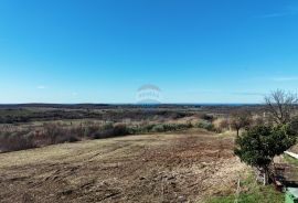 Istra,Buje-Građevinsko zemljište s prekrasnim pogledom na more, Buje, Terreno