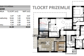 Otok Krk - Malinska, stan u novogradnji s bazenom i pogledom na more, Malinska-Dubašnica, Apartamento