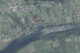 Pisarovina građevinsko zemljište uz Kupu 1000 m2, Pisarovina, Terreno