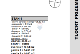 Rovinj,luksuzni stan u novogradnji s ukupno 4 stana-centar-129m2-lift, Rovinj, Daire