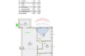 RIJEKA,KASTAV- NOVOGRADNJA, stan 2S+DB, 72.55 m2, Kastav, Flat