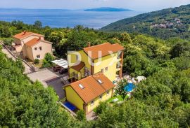 OPATIJA, BREGI - Vila novogradnja u mediteranskom stilu s dvije stambene jedinice, bazenom, gostinjskom kućom, tavernom i dječjim igralištem, Matulji, Σπίτι