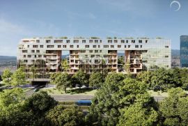 Zagreb, Strojarska-Vukovarska, AVENUE V - EKSKLUZIVAN PROJEKT, dvosoban stan NKP 60,21 m2, Zagreb, Appartment