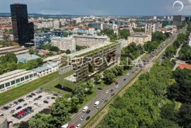 Zagreb, Strojarska-Vukovarska, AVENUE V - EKSKLUZIVAN PROJEKT, dvosoban stan NKP 60,21 m2, Zagreb, Daire