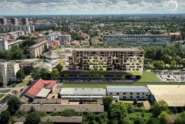 Zagreb, Strojarska - Vukovarska, AVENUE V - EKSKLUZIVAN PROJEKT, trosoban stan NKP 78,12 m2, Zagreb, Apartamento