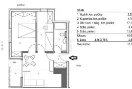 STAN, NOVOGRADNJA, PRODAJA, SVETA KLARA, 62 m2, 3-soban, Novi Zagreb - Zapad, Διαμέρισμα