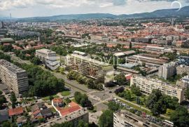 Zagreb, Strojarska - Vukovarska, AVENUE V - EKSKLUZIVAN PROJEKT, dvosoban stan NKP 70,91 m2, Zagreb, Appartamento