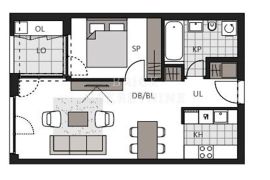 STAN, PRODAJA, NOVOGRADNJA, ZAGREB, BLATO, 50 m2, 2-soban + GPM, Novi Zagreb - Zapad, Kвартира