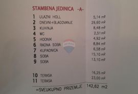 Istra,Valbandon,veliki stan u prizemlju sa terasama, Fažana, Wohnung