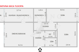 STAN, PRODAJA, ZAGREB, JARUN, 67 m2, 3-SOBAN, Trešnjevka - Jug, شقة