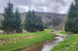 Gorski Kotar, Lokve - samostojeća kuća sa okućnicom uz potok 1282 m2, Lokve, Kuća