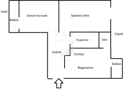 PRODAJA, STAN, PULA, CENTAR, 54 M2, Pula, Kвартира