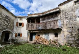 Istra, Ćićarija, autohtona kamena kuća, Lanišće, House