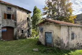 Istra, Ćićarija, autohtona kamena kuća, Lanišće, Haus