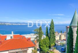 OPATIJA, CENTAR - 3S+DB stan 140m2 u novogradnji u centru Opatije, garaža, terasa, pogled na more, Opatija, Daire