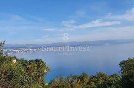 IČIĆI, građevinsko zemljište od 664 m2 s prekrasnim pogledom na more, Opatija - Okolica, Земля