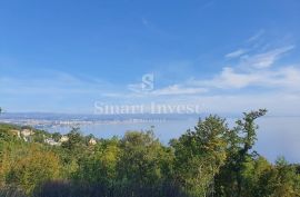 IČIĆI, građevinsko zemljište od 664 m2 s prekrasnim pogledom na more, Opatija - Okolica, Land