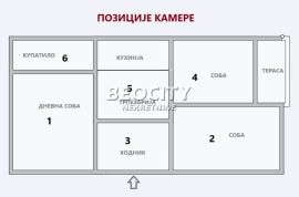 Vračar, Krunska, Krunska, 3.0, 70m2 Trosoban stan sa parking mestom, Vračar, Appartamento