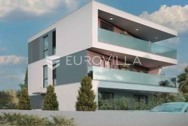 Istra, Medulin, stan NKP 103,90 m2 s dvije spavaće sobe u prizemlju s vrtom i parkingom, Medulin, Apartamento