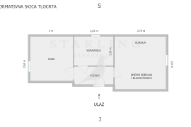 STAN, PRODAJA, ZAGREB, TREŠNJEVKA, 24 m2, 2-soban, Trešnjevka - Sjever, شقة