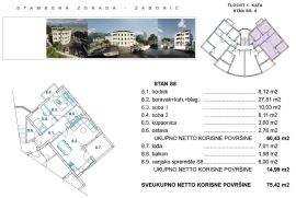 Prodaja, Žaborić, apartman sa pogledom na more i PM, Šibenik - Okolica, Appartement