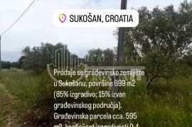 Prodaja, Sukošan, idealno mjesto za gradnju kuće ili investicijski projekt, Sukošan, Terrain