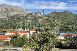 Prodaja, Slano, Dubrovnik, građevinsko zemljište 1275m2, pogled na more, Dubrovačko Primorje, Terrain