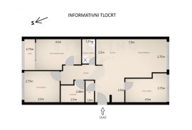 STAN, PRODAJA, VELIKA GORICA, CENTAR, 80 m2, 4-soban, Velika Gorica, Appartamento