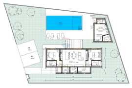 Istra,Žminj,savšeno građevinsko zemljište-860m2- s građevinskom dozvolom, Žminj, Terrain