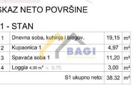 ISTRA - PULA Stan u prizemlju sa vrtom (S1), Pula, Wohnung