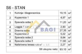 ISTRA - PULA Stan na 1.katu NOVOGRADNJA (S6), Pula, Διαμέρισμα