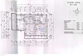 Crikvenica- građevinsko zemljište sa idejnim projektom za OBITELJSKU KUĆU ( P+1 ) sa BAZENOM, Crikvenica, Γη